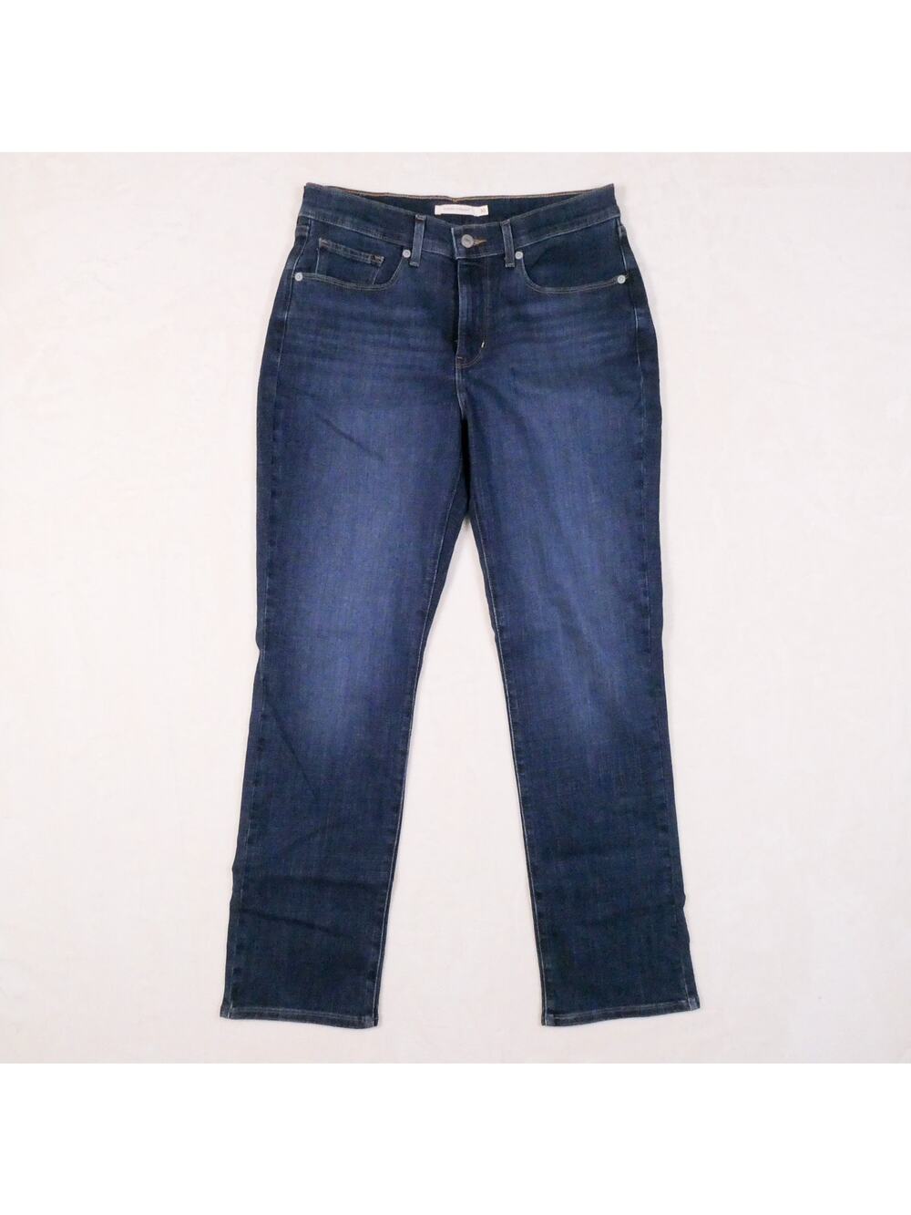Levi's Classic Straight Jeans Size 10 30x30 Medium Wash Stretch Straight Leg